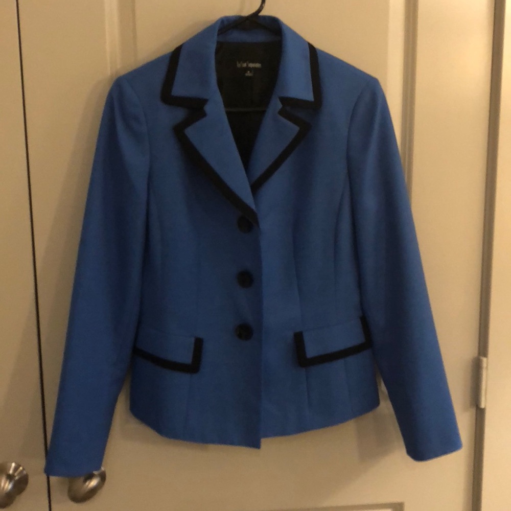 Le Suit Separates blue blazer size 8